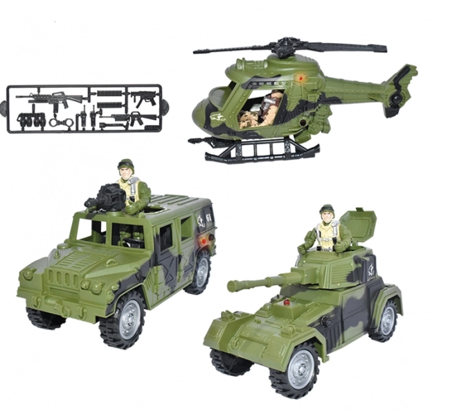 STARX Ensemble de véhicules militaires avec son