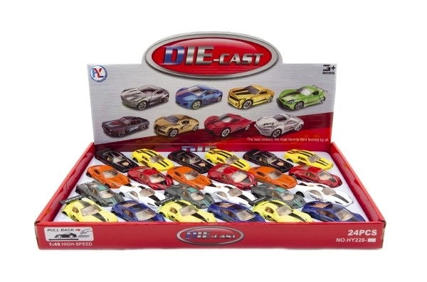 Petite voiture de sport à remontoir