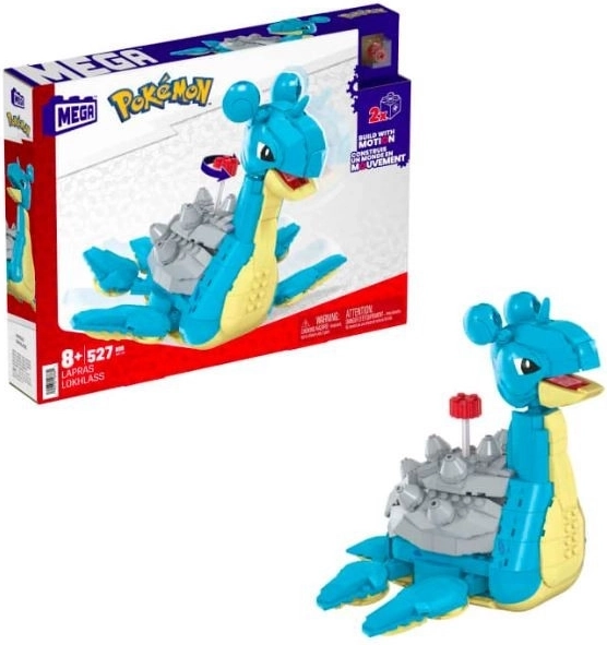 Jeu de construction MEGA Pokémon Lokhlass avec mouvement