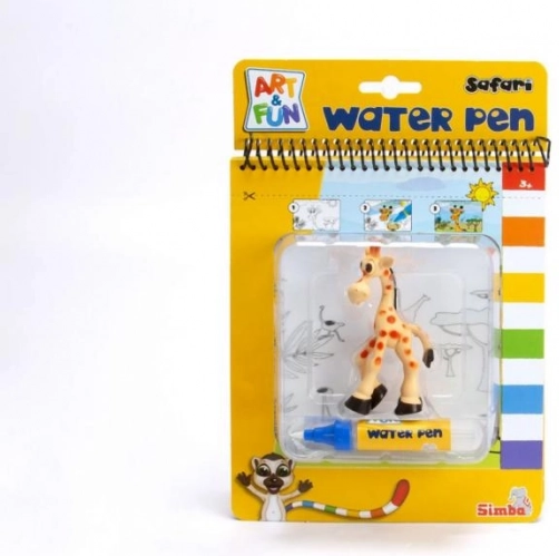 cahier magique safari avec stylo à eau SIMBA