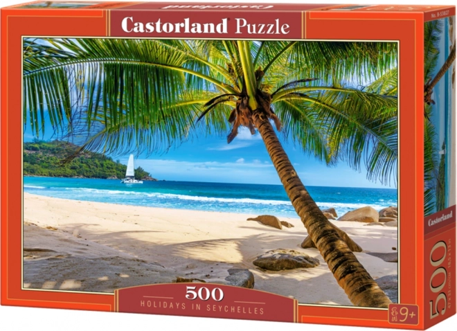 Puzzle 500 pièces Vacances aux Seychelles