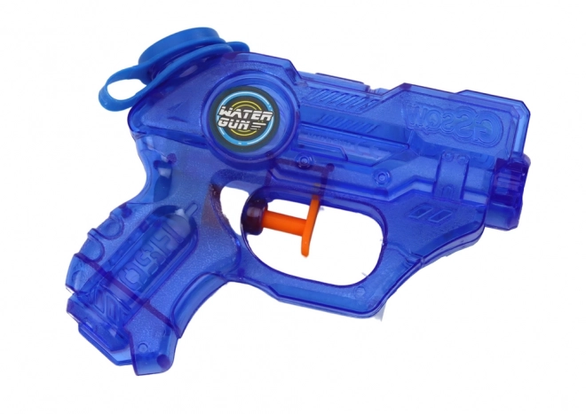 Mini pistolet à eau vert-bleu avec une portée de 7-8 m