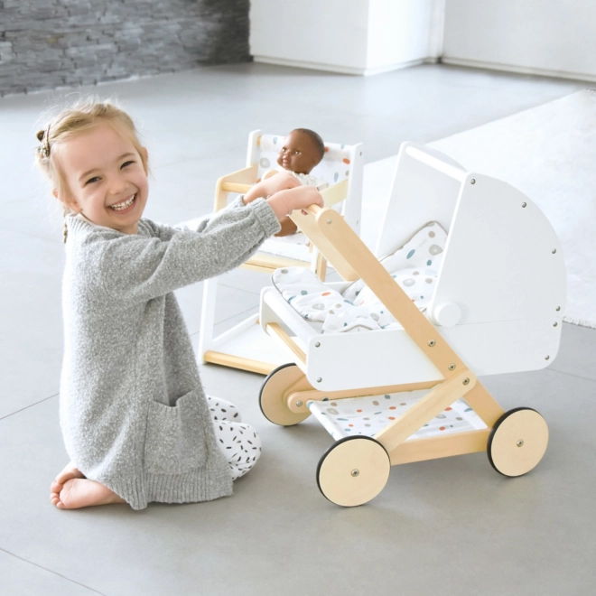Petite Chaise Haute Multi-fonctions pour Poupées Little Button