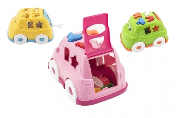 Voiture à forme en plastique 24x17cm possibilité 3 couleurs - en filet, 12m+