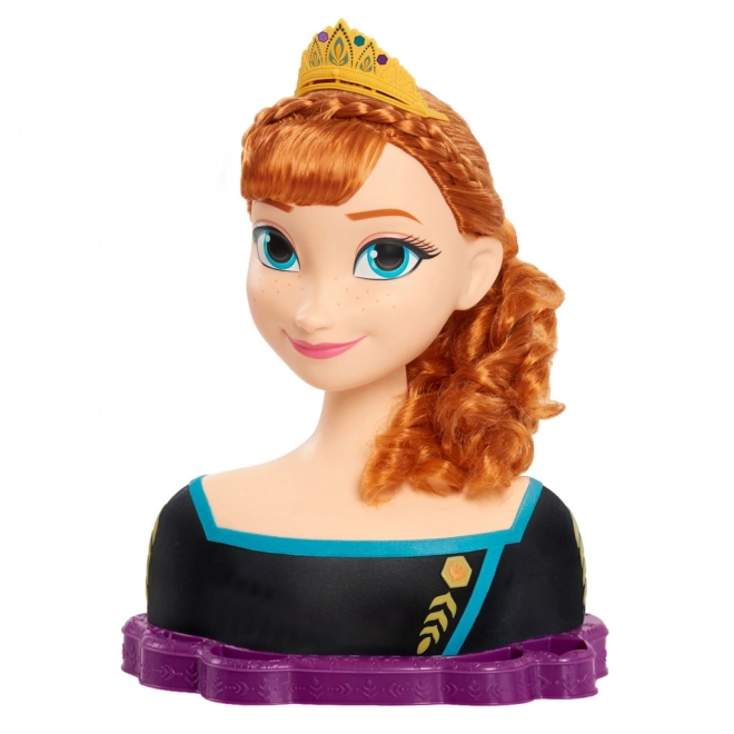 Tête de coiffure de luxe Anna du Royaume de Glace