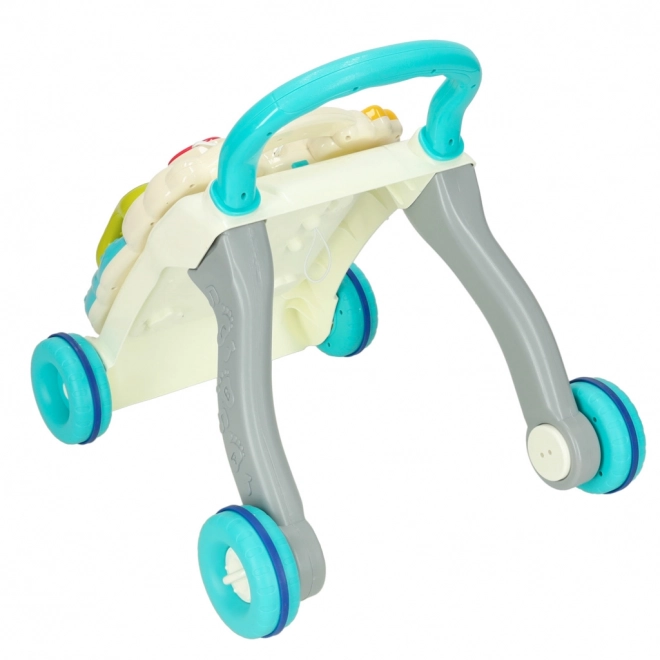 Trotteur/centre d'activités multifonctions 4 en 1 bleu