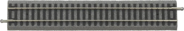 Piko rail droit G231 avec ballast H0
