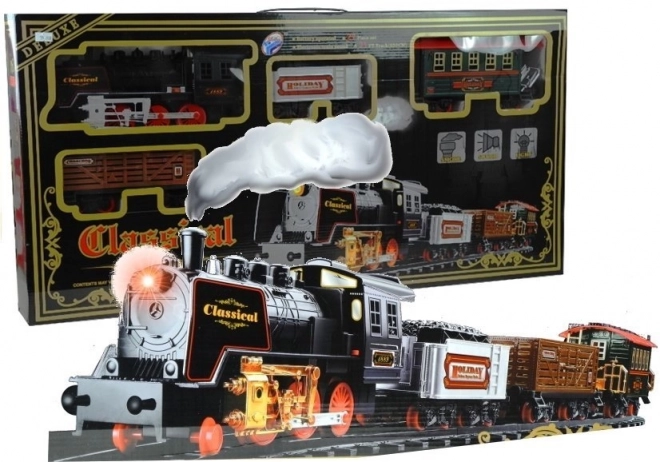 Grands wagons électriques Lumières Jeu 650 cm