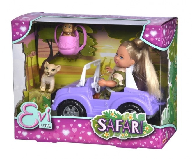 Poupée Evička Safari avec voiture