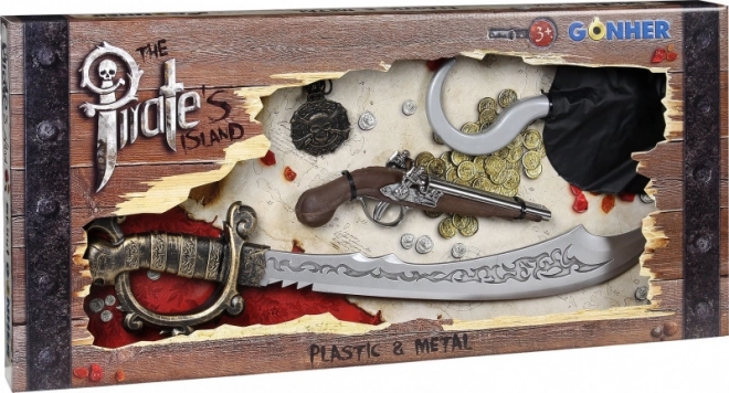 Ensemble de pirate avec machette (Gonher)