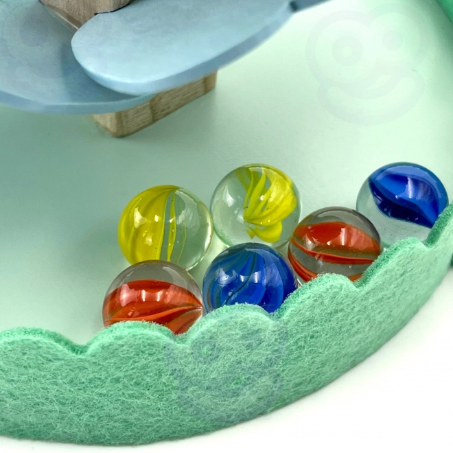 Tour spirale en bois Tooky Toy pour enfants