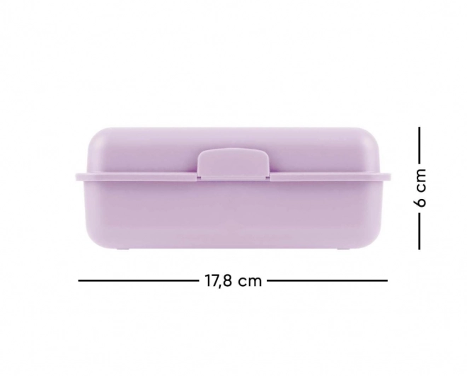 Boîte à déjeuner en plastique violet avec motif Ciel