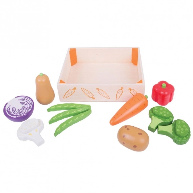 Boîte avec Légumes Bigjigs Toys