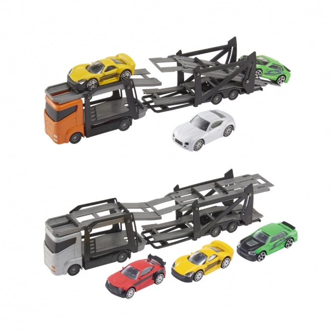 Camion de transport Teamsterz avec petites voitures