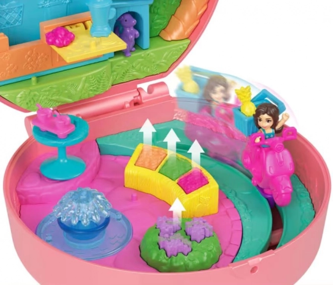 Polly Pocket Aventure en Scooter - Ensemble de Jeu Compact