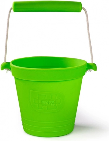 Seau de plage vert Bigjigs Toys