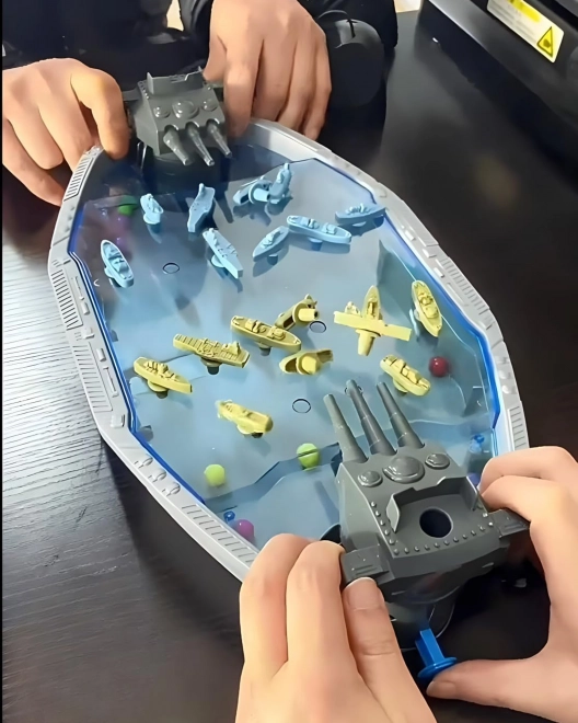Woopie jeu Bataille à la mer Statky 3D Catapulte à billes