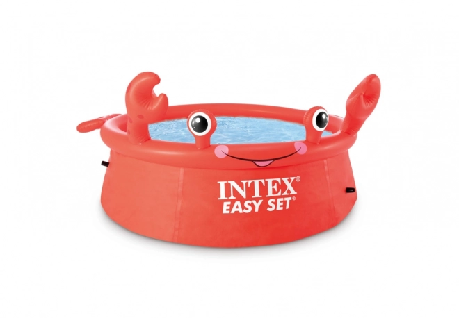 Piscine gonflable Crabe joyeux INTEX EASY SET