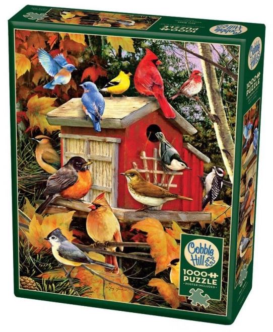 Puzzle Nichoir d'Oiseau Automnal 1000 Pièces Cobble Hill