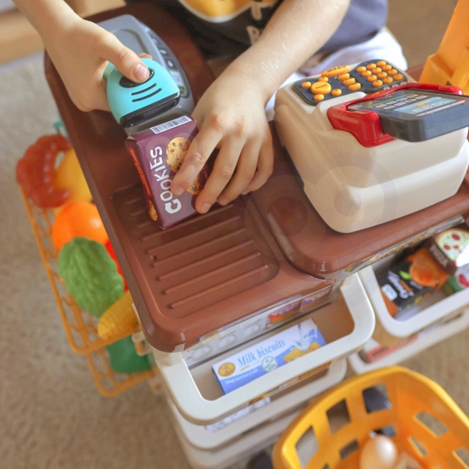Supermarché avec chariot et accessoires Woopie