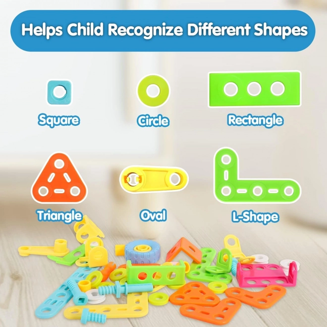 Kit de construction de véhicules pour enfants 6 en 1