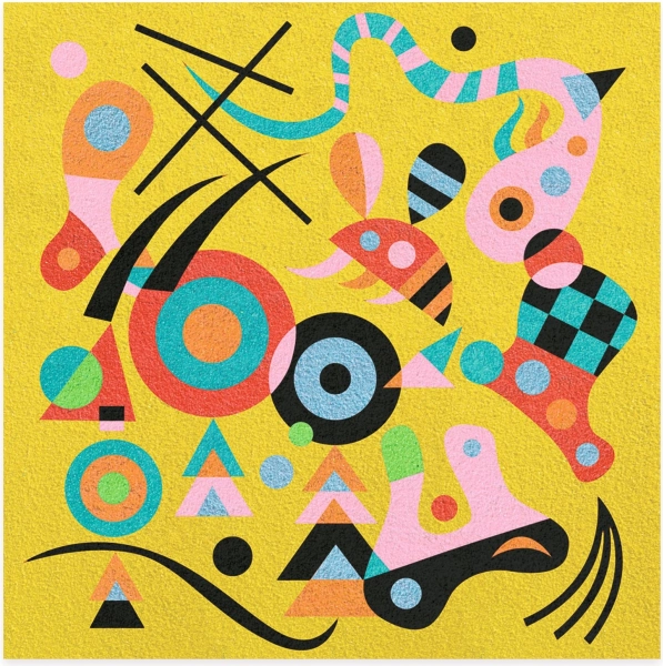 Kit créatif inspiré par Wassily Kandinsky