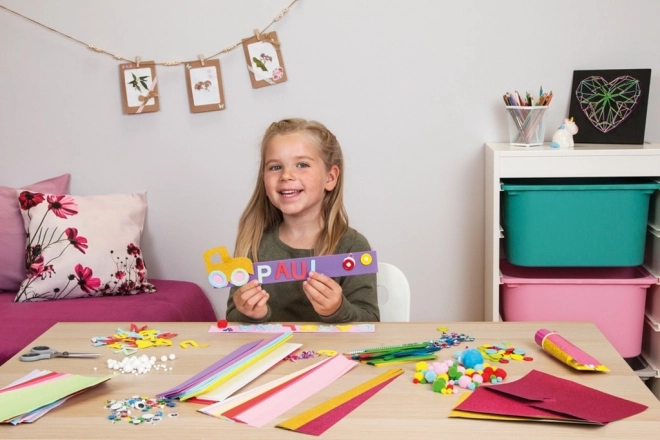 Mallette créative pour petits bricoleurs, rose