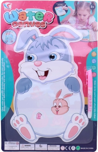 Peinture à l’eau motif lapin