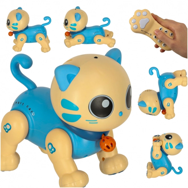Chaton interactif avec télécommande
