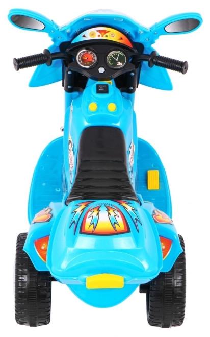 Tricycle BJX-088 moto électrique + sons + lumières – Bleu
