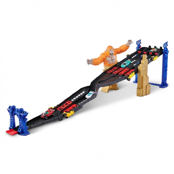Piste Amusante Metal Machines 4 pistes Attaque de Gorille