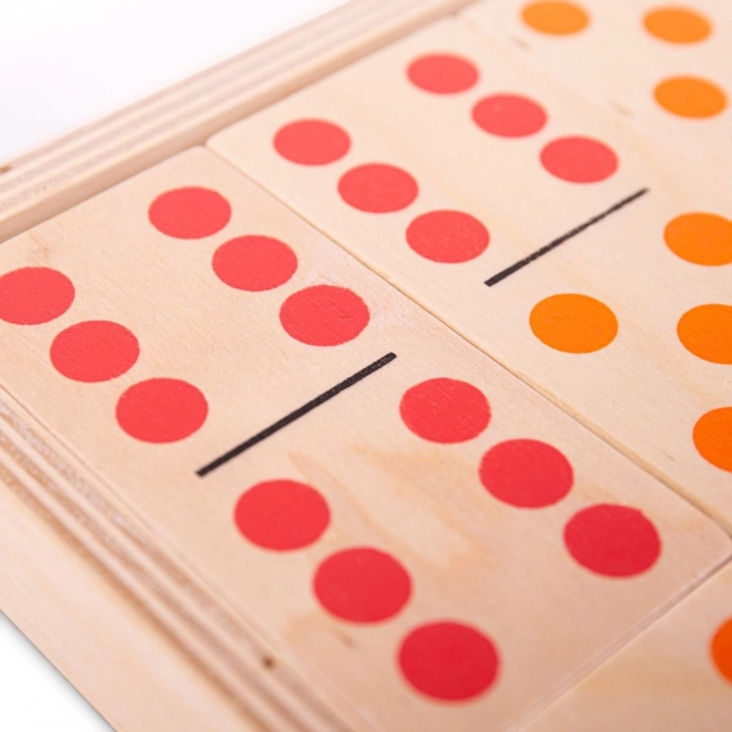 Bigjigs Toys Grand jeu de dominos en bois