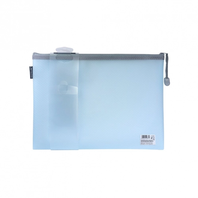 Enveloppe plastique pour documents A4 bleue