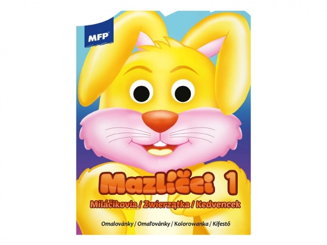 Livre de coloriage MFP A4 yeux mobiles Animaux de compagnie 1p 210x270/16