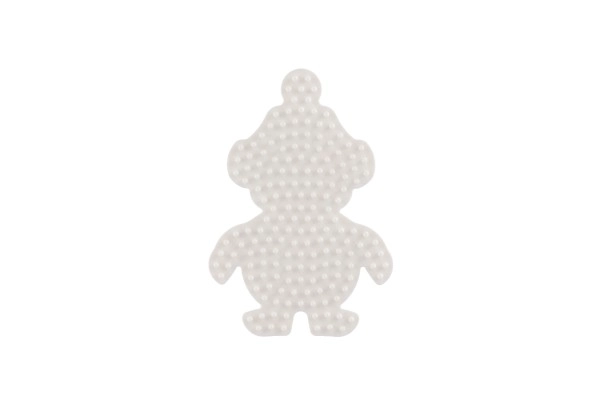 Plaque pour perles à repasser Hama MIDI éléphant, pingouin, chien en plastique 3 pièces sur carte 12x18x3cm