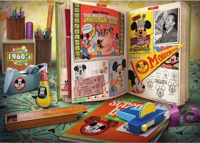 Puzzle Ravensburger Disney Mickey – 60e anniversaire, 1000 pièces