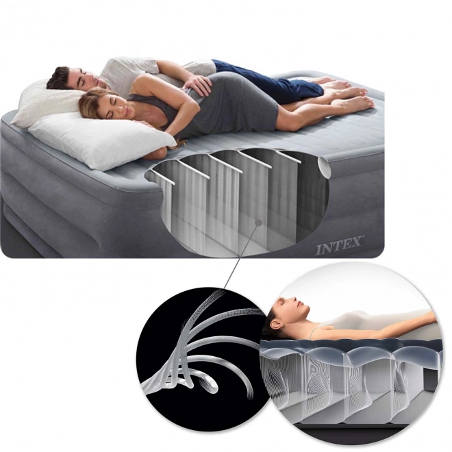 Matelas gonflable Velvet Bed avec pompe Intex 64150ND