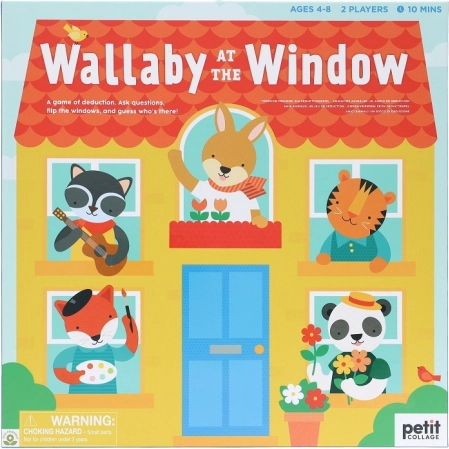 Jeu déductif pour enfants Wallaby à la fenêtre par Petit Collage