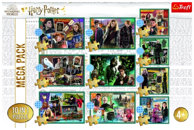 Puzzle Harry Potter - Dans le monde d'Harry Potter 10 en 1