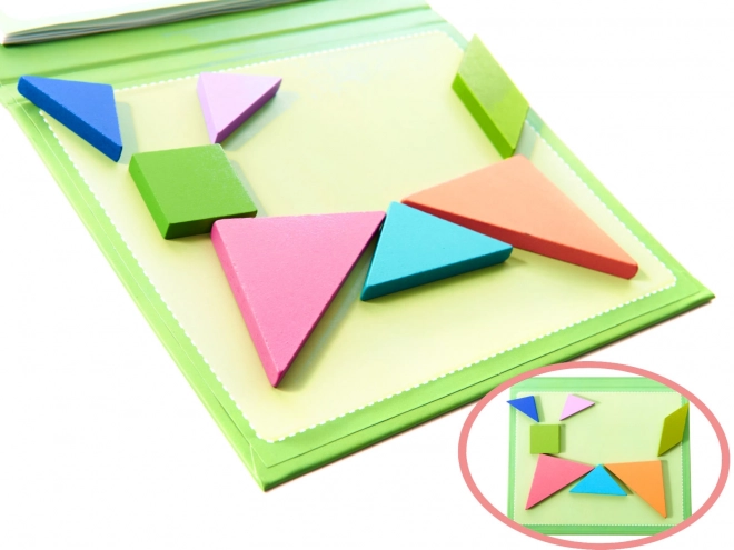 Puzzle magnétique 3D blocs tangram