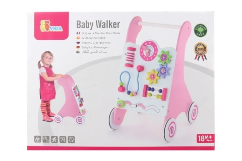 Trotteur rose pour filles