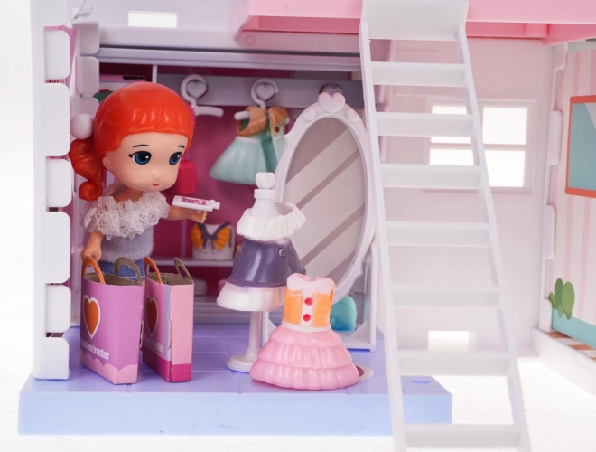 Maison de poupée avec accessoires