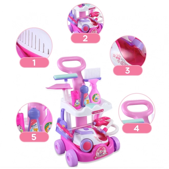 Ensemble de nettoyage avec aspirateur Woopie