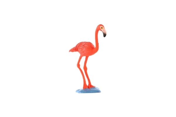 Figurine en plastique de flamant des Caraïbes 9 cm