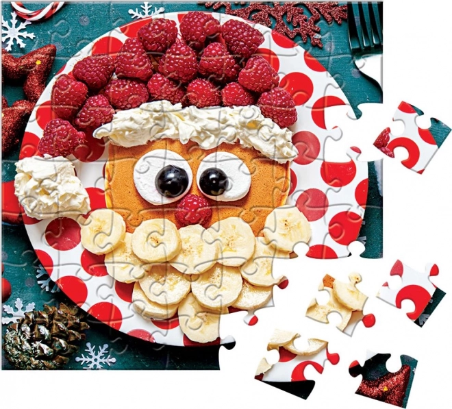 Calendrier de l'Avent avec puzzle Eurographics 24 x 50 pièces – Gourmandises de Noël