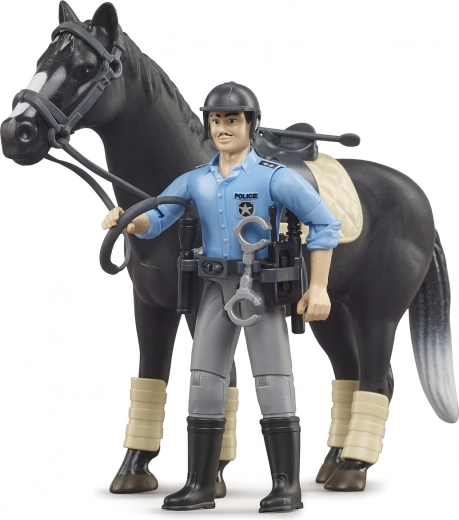 Figurine de policier articulée pour un jeu d’action
