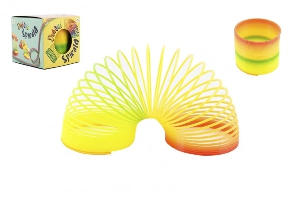 Ressort sautant arc-en-ciel - 7,5 cm