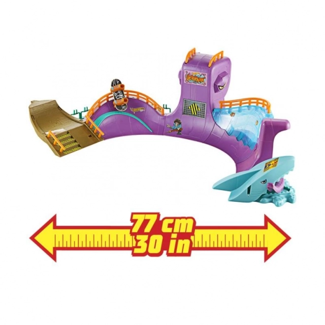 Hot Wheels Skate Octopark avec fingerboard et chaussures