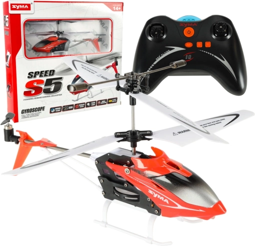 Hélicoptère radiocommandé SYMA S5 3CH – Rouge