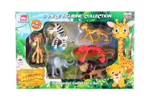 Ensemble d'animaux de safari